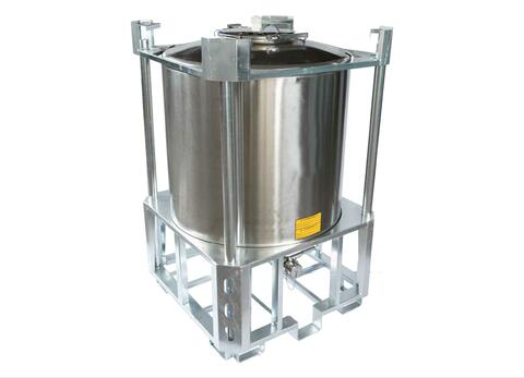 Containers IBC - 304 or 316 stainless steel From 5 HL (500 liters) to 15.33 HL (1533 liters) ARSILAC