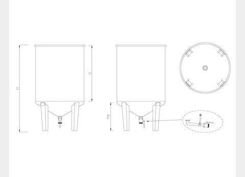  Stainless steel tanks - MTFCA From 5 HL (500 liters) to 20 HL (2000 liters) ARSILAC