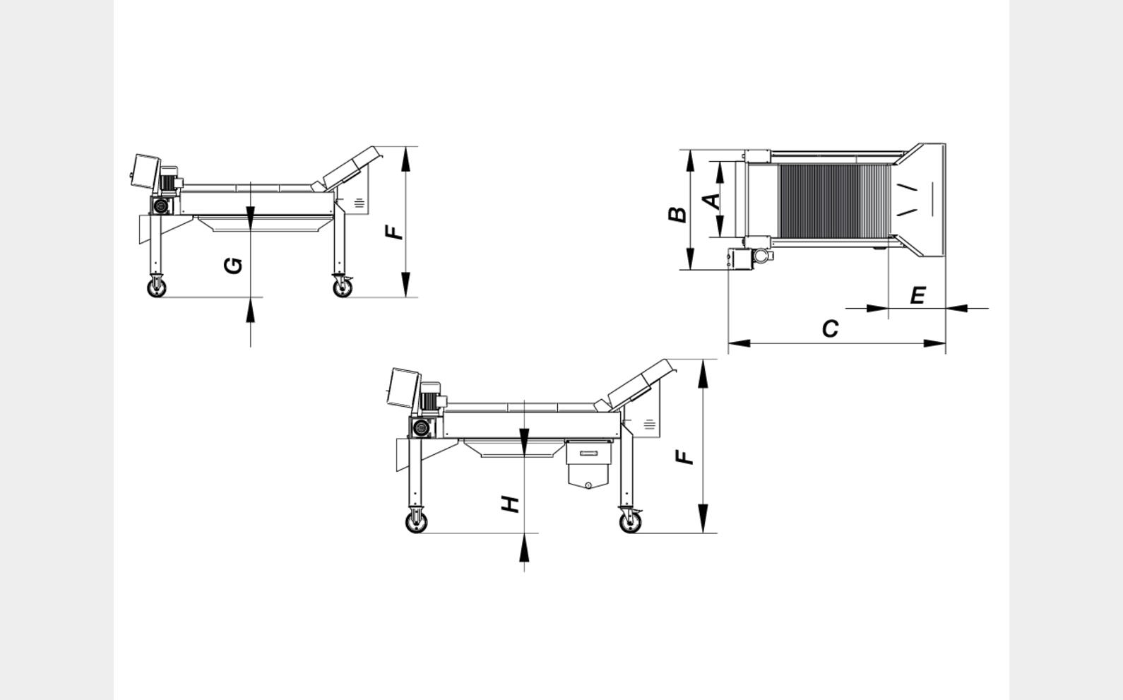 Table - ROLLY Capacity 5 to 12 T/h MORI