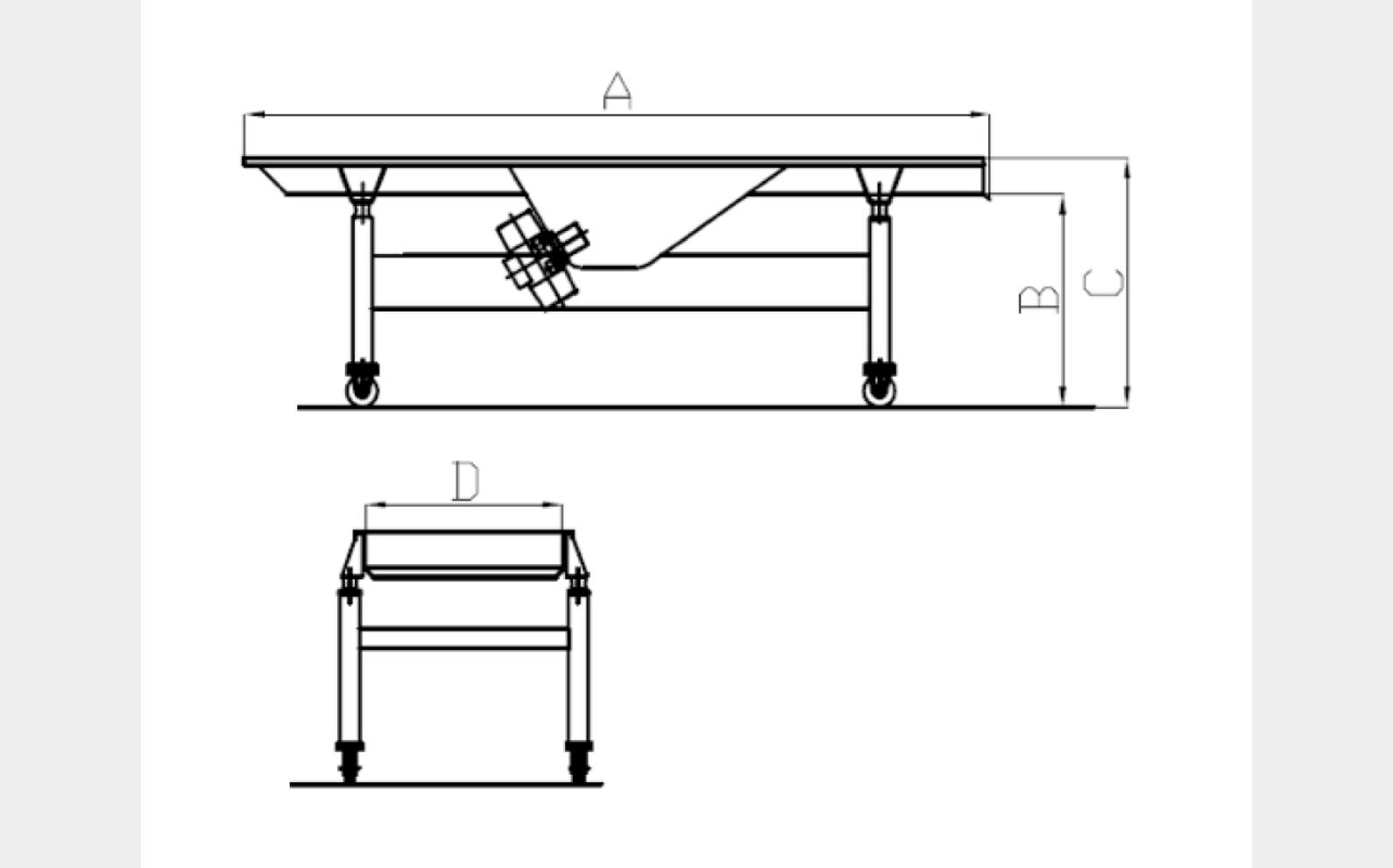 Table de tri vibrante  MORI