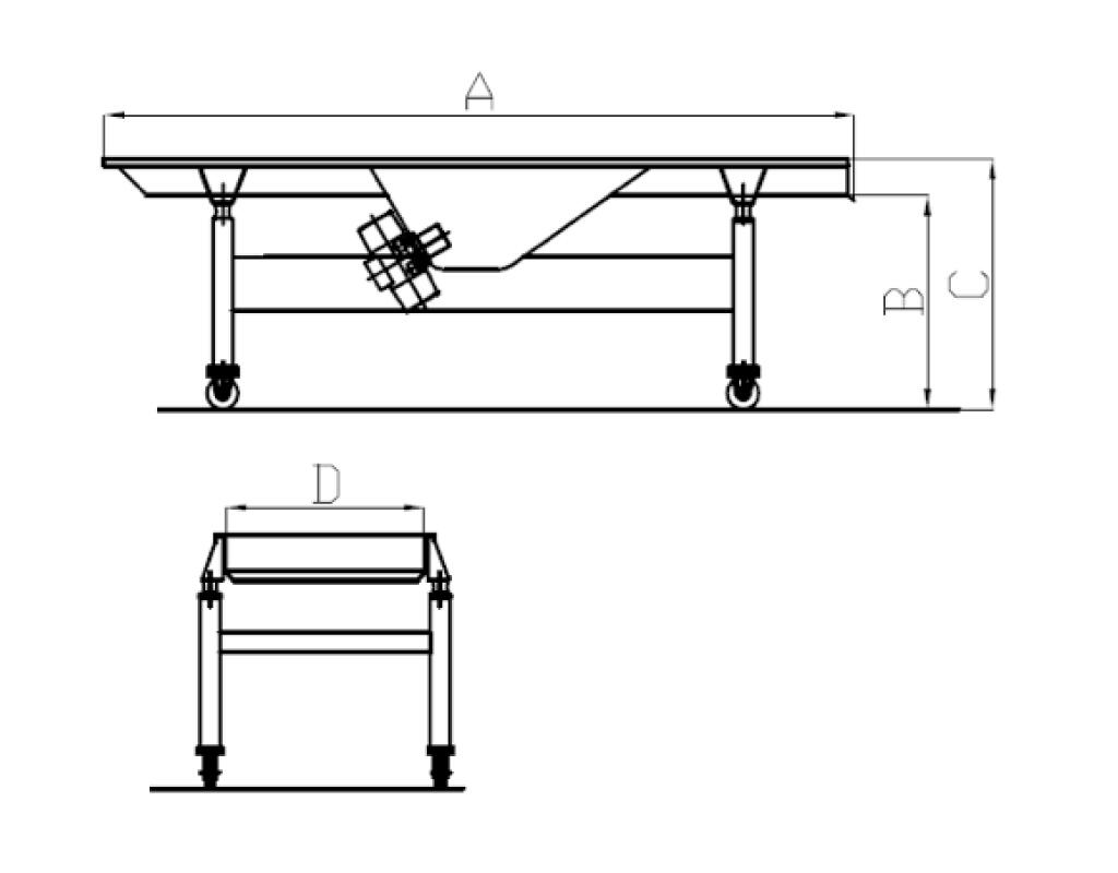 Table de tri vibrante  MORI