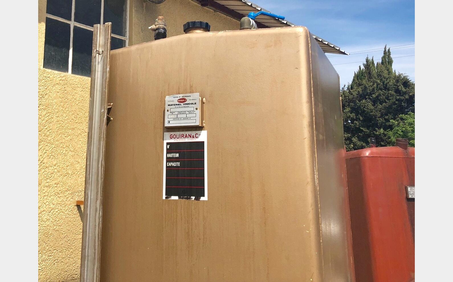 Cuve stockage acier