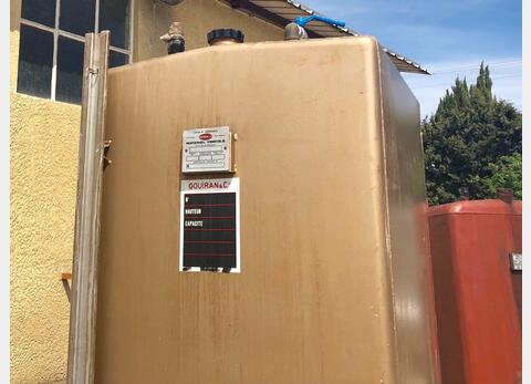 Cuve stockage acier