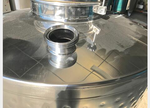 Cuve inox 316 - Fond bomb&eacute; 10 HL (1000 Litres) ARSILAC