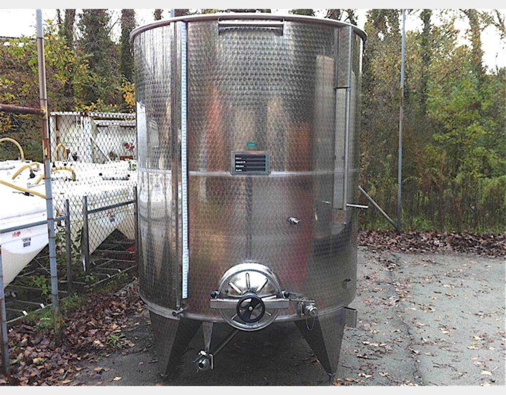 cuve INOX chapeau flottant MATERIEL NEUF