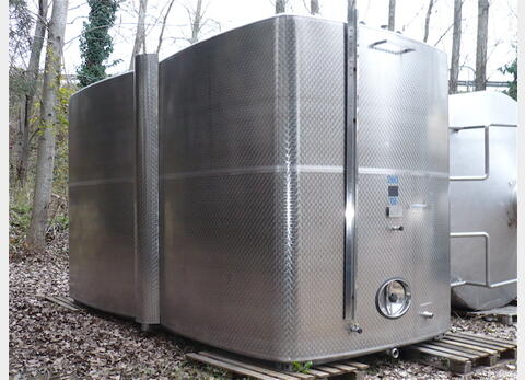 cuve stockage INOX 304 Agroalimentaire (vin rouge). Marque : DEFRANCESCHI. Ann&eacute;e : 1985.