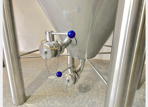 304 stainless steel tank - Cylindro-conical 12 HL (1200 litres) ARSILAC