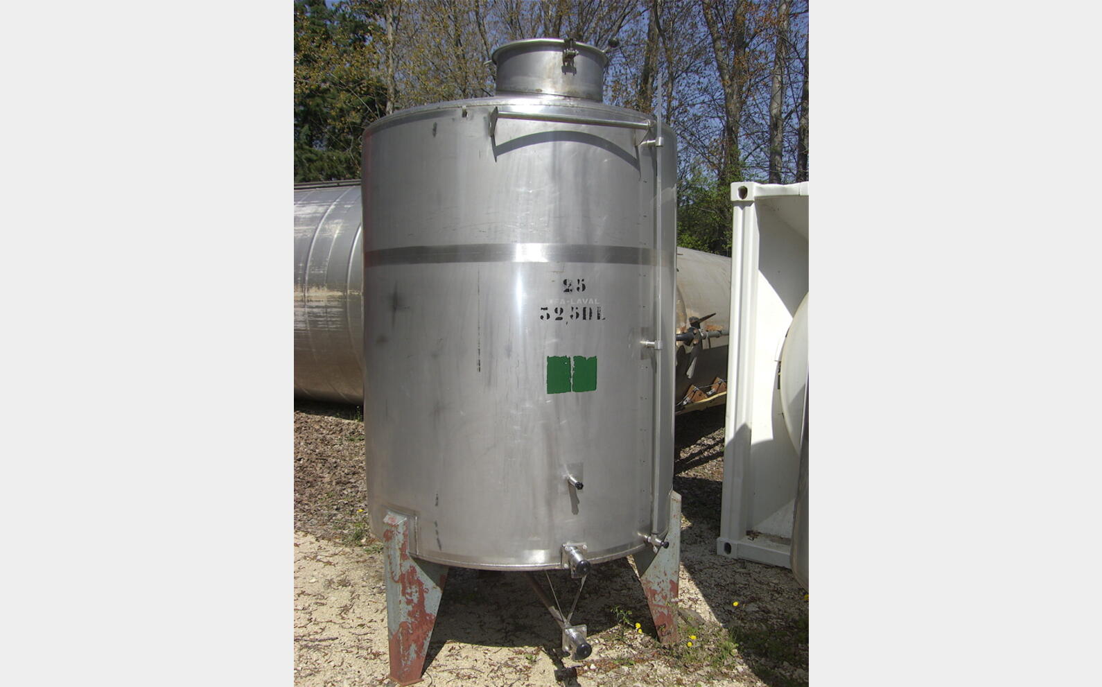 cuve stockage INOX 304 Marque : ALFA LAVAL
