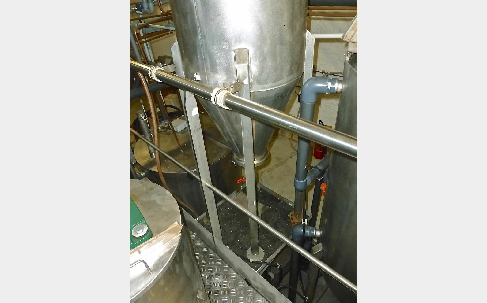 R&eacute;acteur inox 316L Agitateur et Fond Tronconique