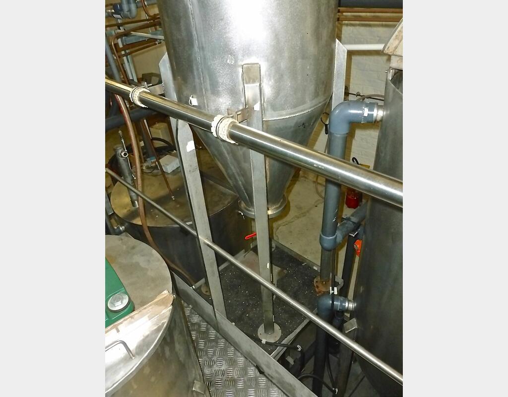 Réacteur inox 316L - Volume 120 litres