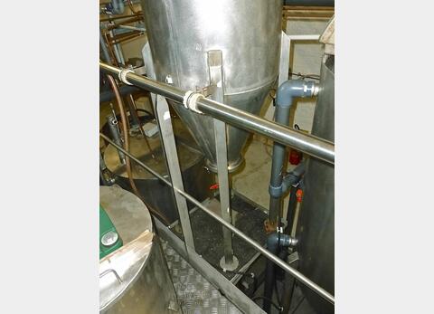 R&eacute;acteur inox 316L Agitateur et Fond Tronconique