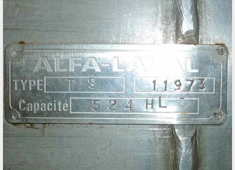Cuve de stockage inox refroidie Provenance : agroalimentaire (champagne) Marque : ALFA LAVAL