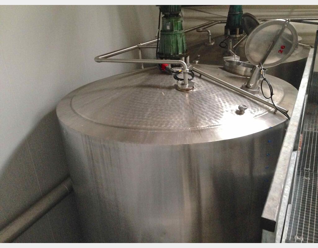 Cuve INOX  de m&eacute;lange isol&eacute;e