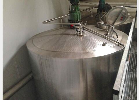 Cuve en INOX de mélange isolée - Volume : 10 000 litres