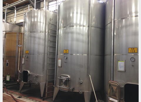 Cuve inox  - Volume : 12 000 litres (120 hectos)