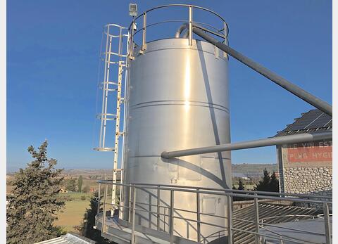 Cuve de stockage inox autovidante - de 800 hls