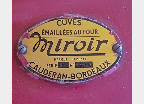Cuve ferm&eacute;e acier emaill&eacute; Marque : MIROIR