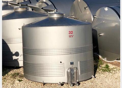 Cuve inox verticale avec ceintures de froid