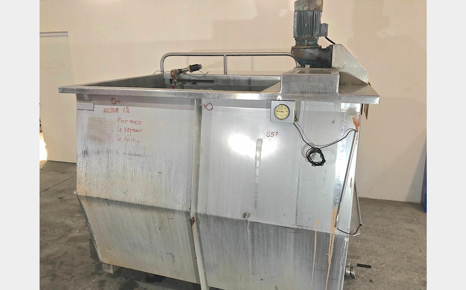 Bac de m&eacute;lange inox 4.5 m3 LSDH18