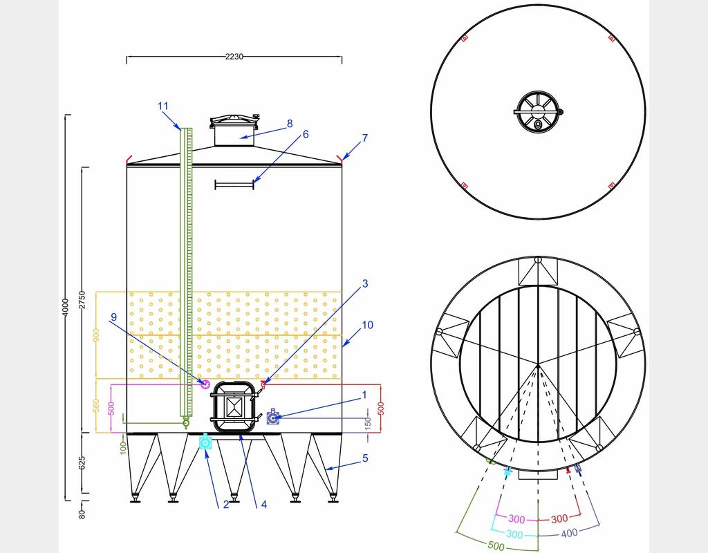 CUVE INOX FERMEE MATERIEL NEUF