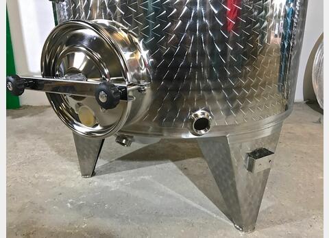 Cuve inox 304 fond bomb&eacute; chap flottant MATERIEL NEUF