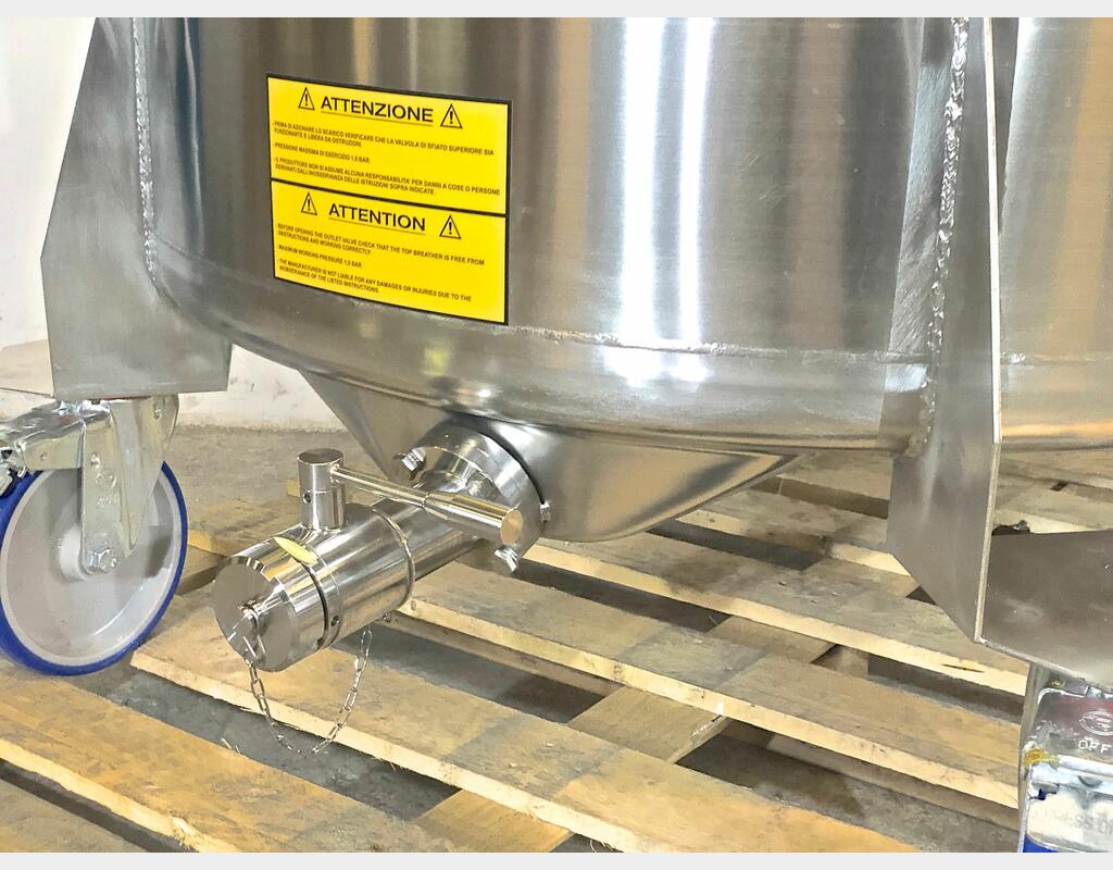 304 stainless steel tank - Model SCL1000