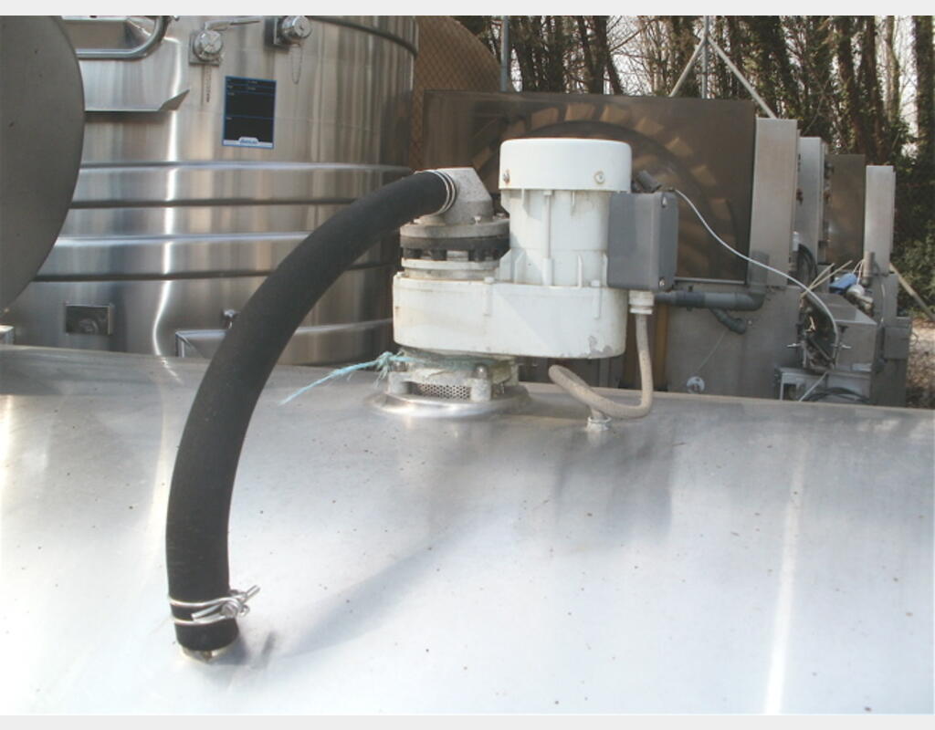 Cuve de stockage INOX isolée - Marque : ALFA LAVAL
