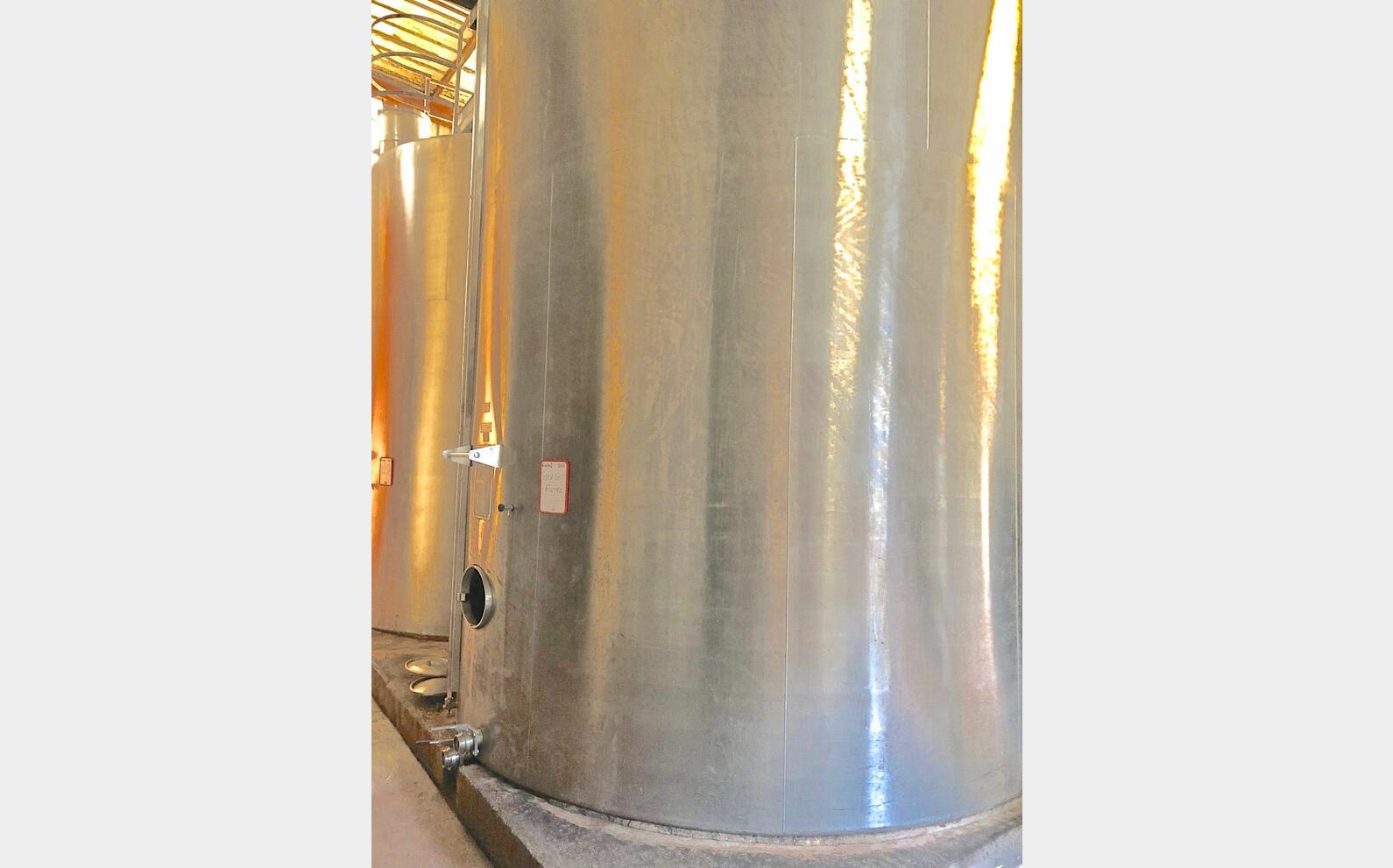 Cuve Inox 304 fond plat sur radier