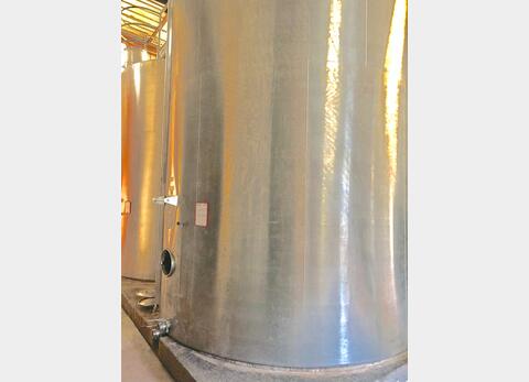 Cuve Inox 304 fond plat sur radier