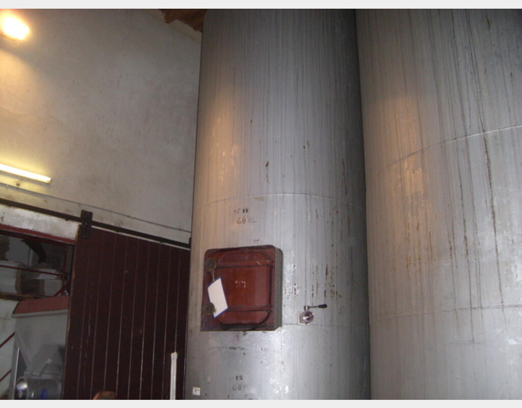 Cuve acier revetu de 60 hls + 40 hls