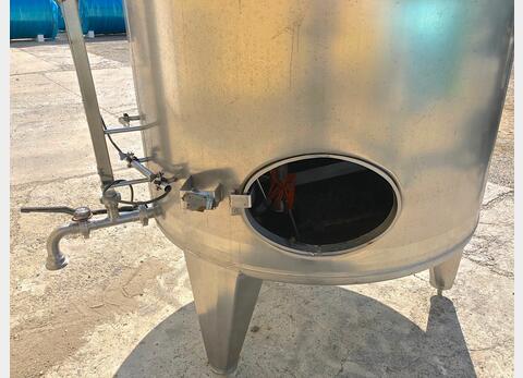 cuve m&eacute;lange inox 316L LSDH18 3000 litres