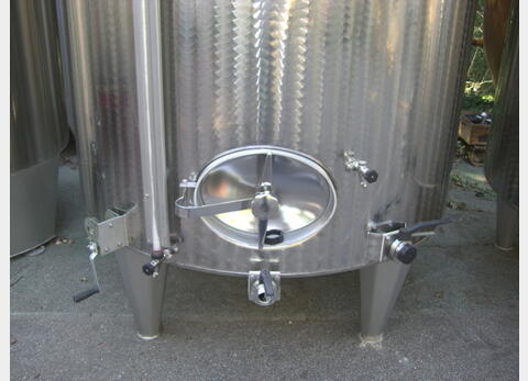 Cuve inox 316L de 40 hls (4000 litres) - à plafond mobile