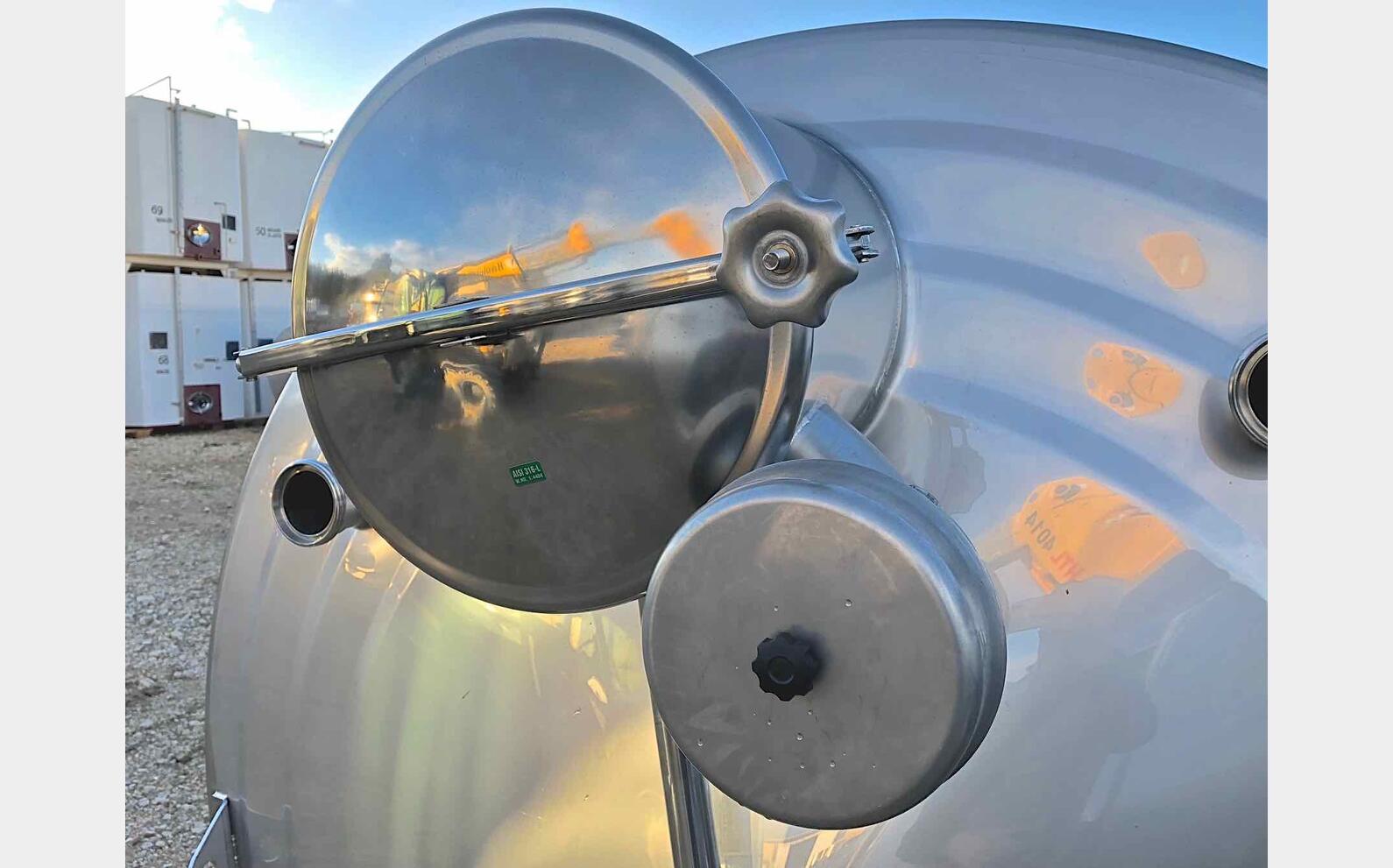 cuve  INOX 316L circuit coquill&eacute; MATERIEL NEUF