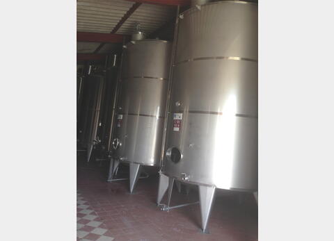 Cuve inox cylindrique verticale