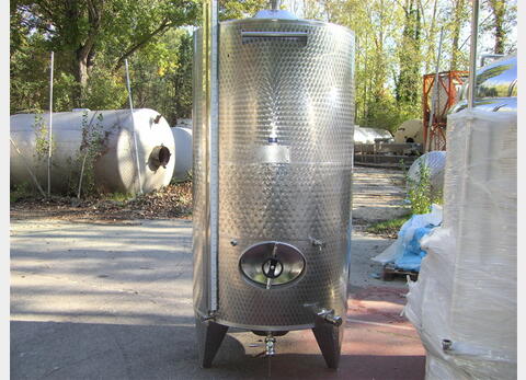 Cuve Inox 304 de stockage 23 Hls - Fond bombé