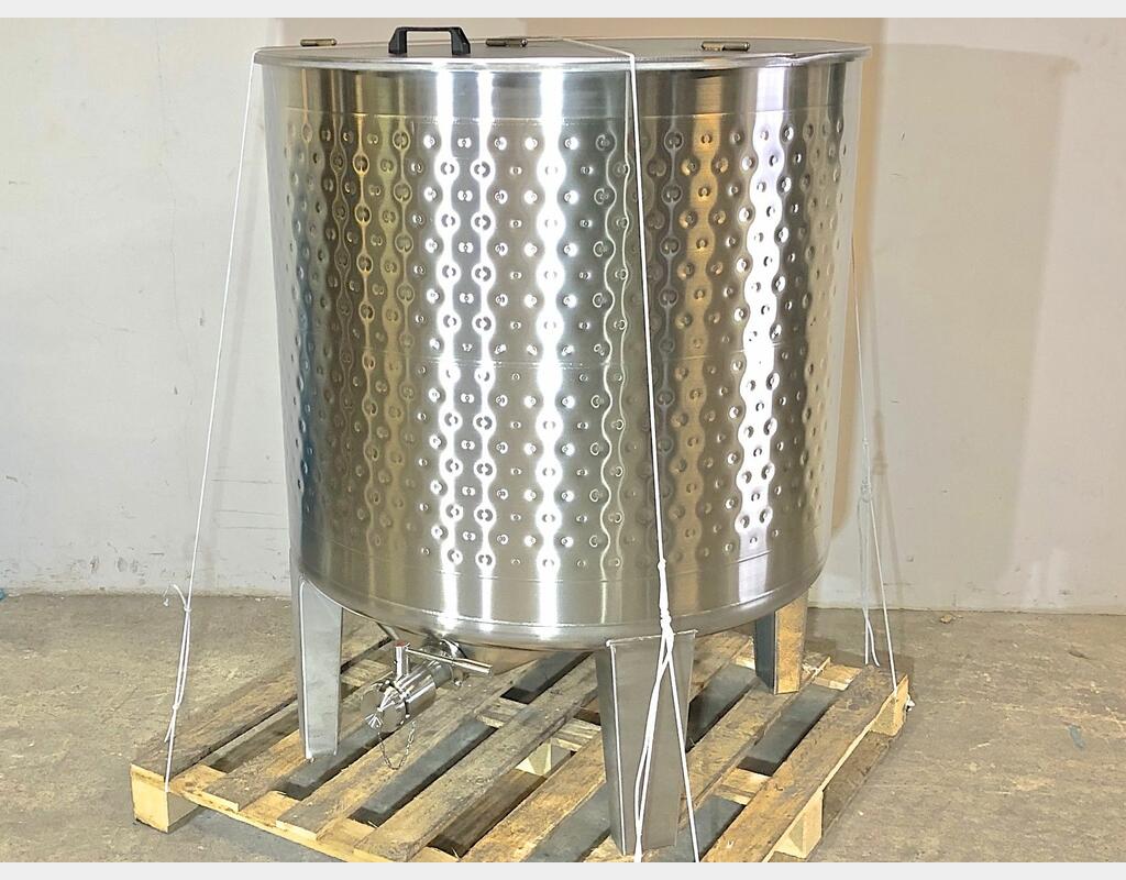 Cuve inox 316 pour m&eacute;lange sur pieds 9.04 HL (904 Litres) ARSILAC