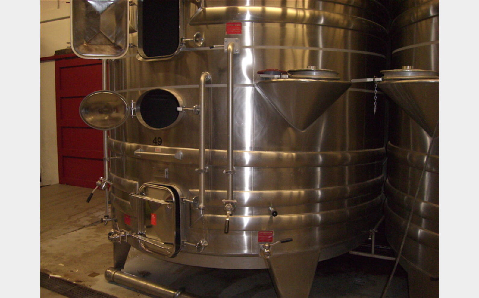 Cuve inox Lejeune 180hls deux compartiments