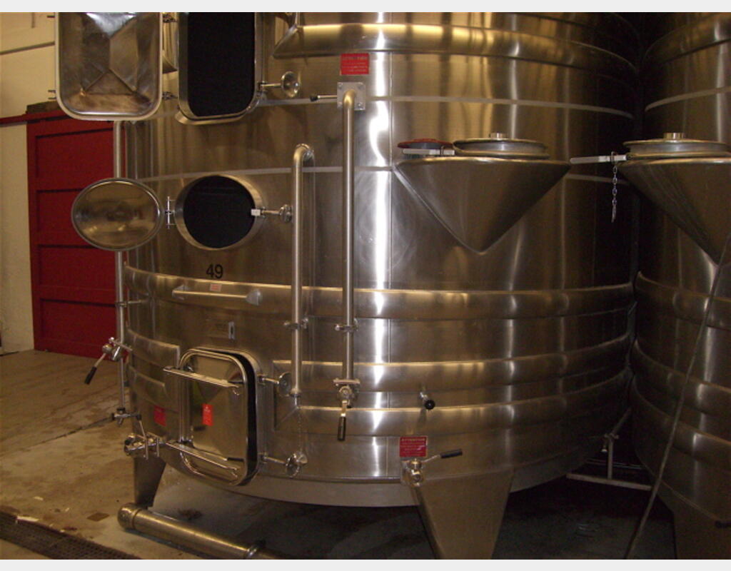Cuve inox de vinification 180hls - Marque : LEJEUNE, année 2001