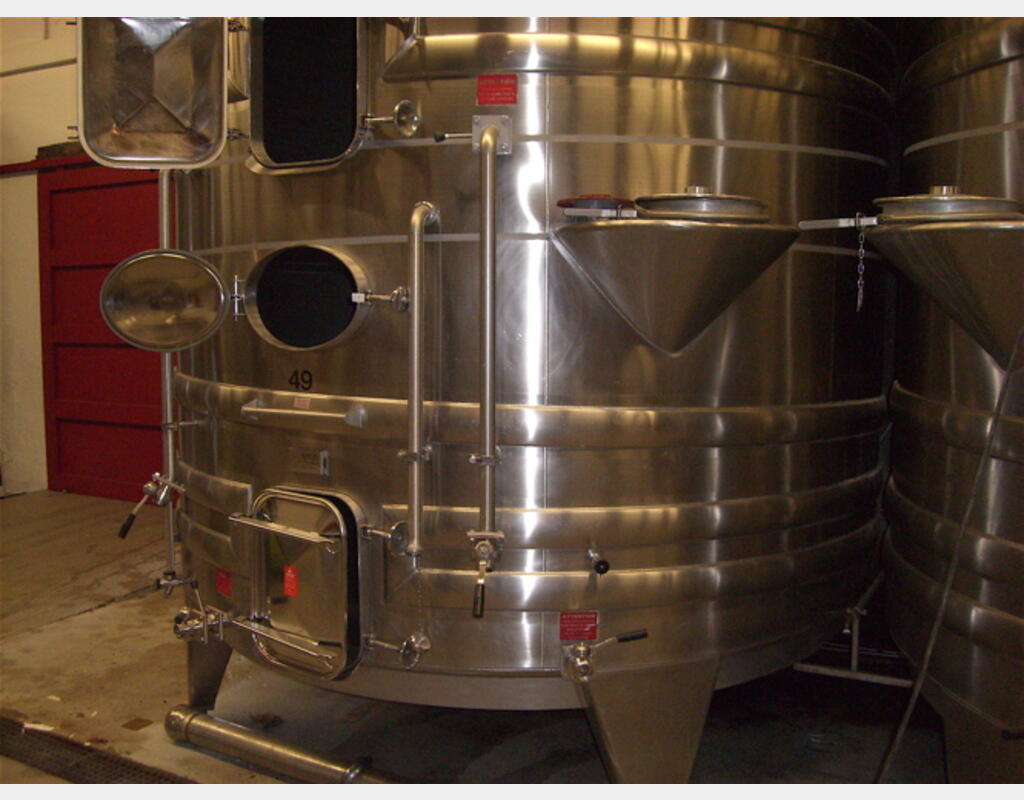 Cuve inox de vinification 180hls - Marque : LEJEUNE, année 2001