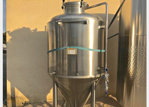 Insulated tank on 304 stainless steel - Cylindro-conical