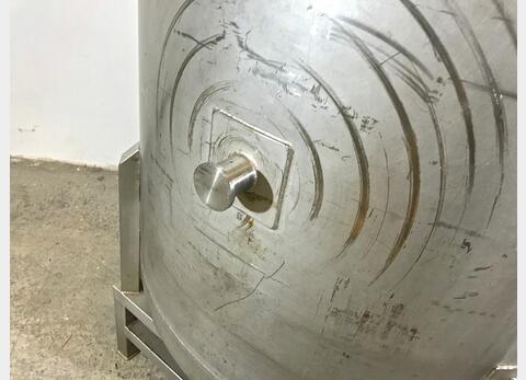 Cuve inox de stockage cylindrique