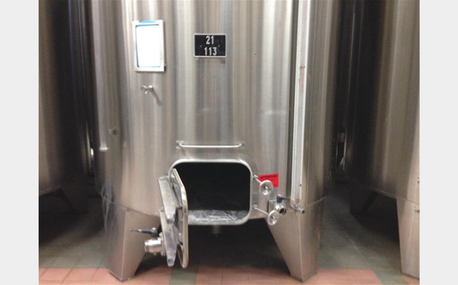 Cuve inox de 113 HLS