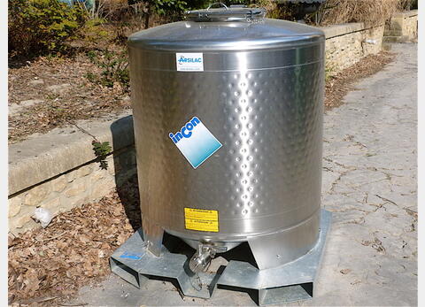 CONTENEUR IBC SBP 1000 INOX 304 MATERIEL NEUF H 1415 mm, L 1200 mm, l 1150 mm