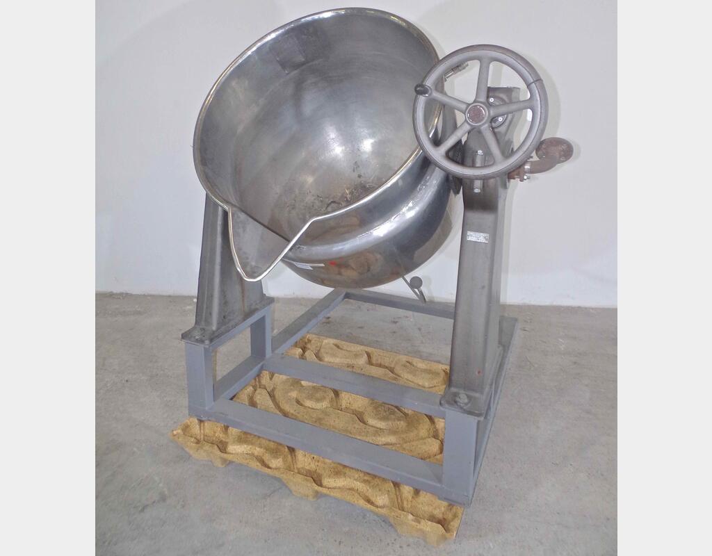 Fondoir inox double enveloppe - Capacité : 300 litres