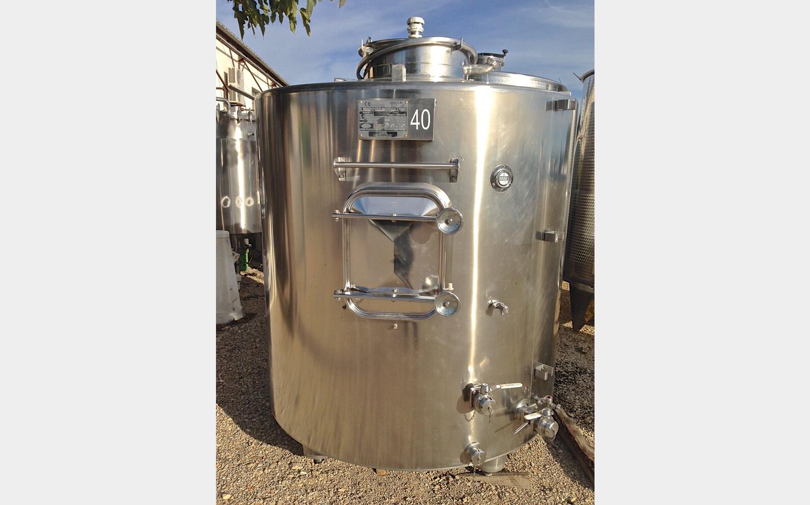 Cuve inox de 36 hls