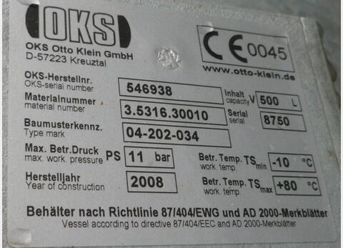 ballon acier galva Marque : OKS
