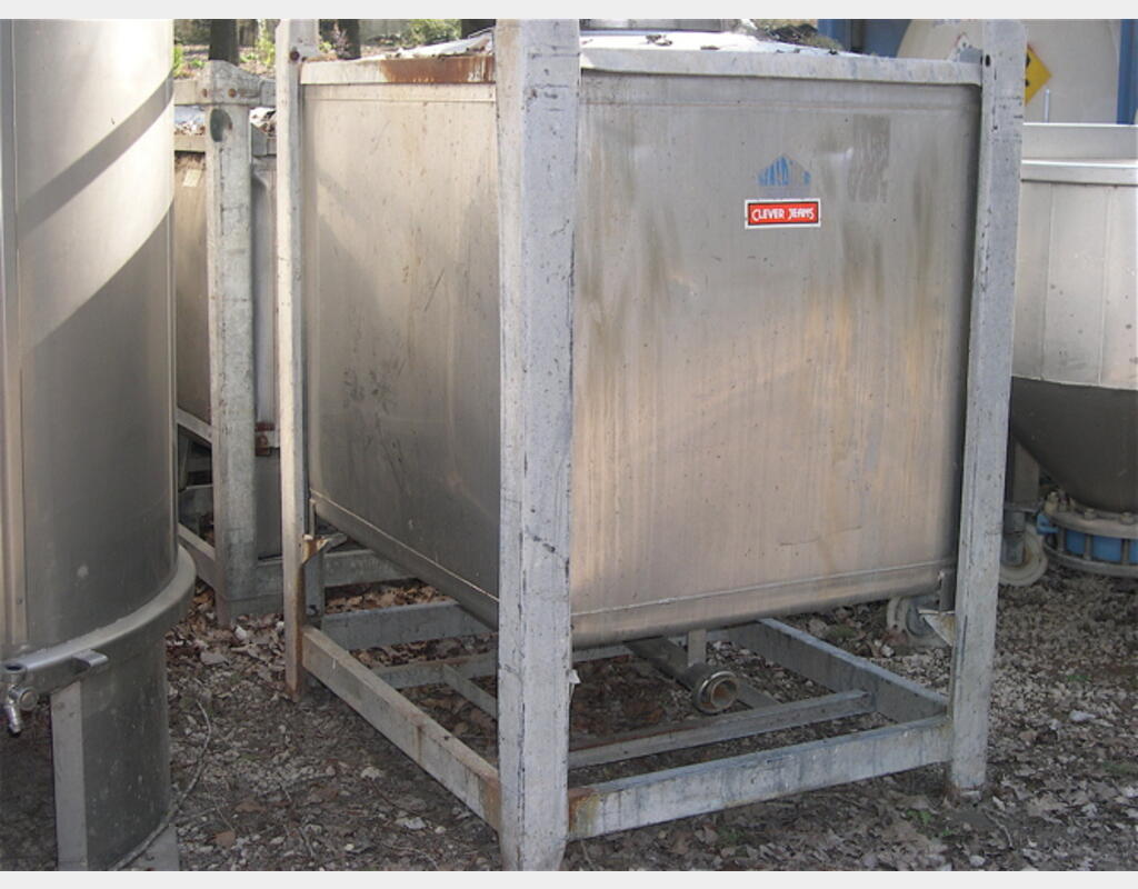 conteneur INOX 1.000 litres