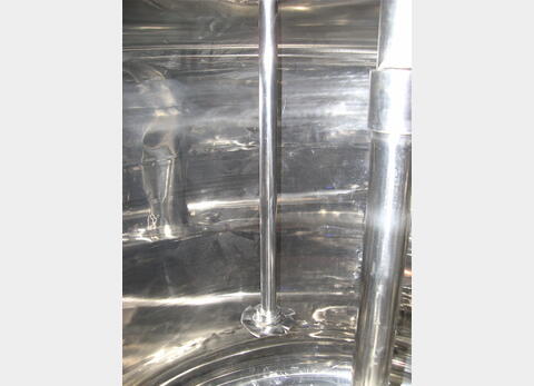 Cuve de m&eacute;lange 1000 L inox 316L isolation Double agitation, r&eacute;chauffage et