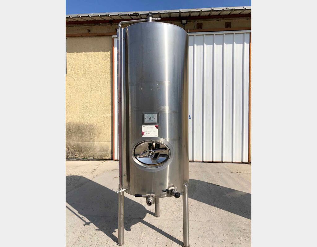 Cuve de stockage inox - Volume : 1400 litres