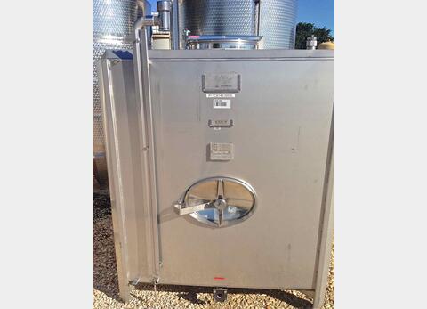 Cuve inox de stockage parall&eacute;l&eacute;pip&egrave;dique Marque CITA